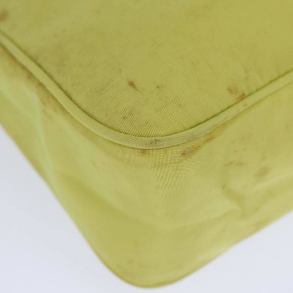 PRADA Accessory Pouch Nylon Yellow Pink Auth 79906 - Picture 14 of 16